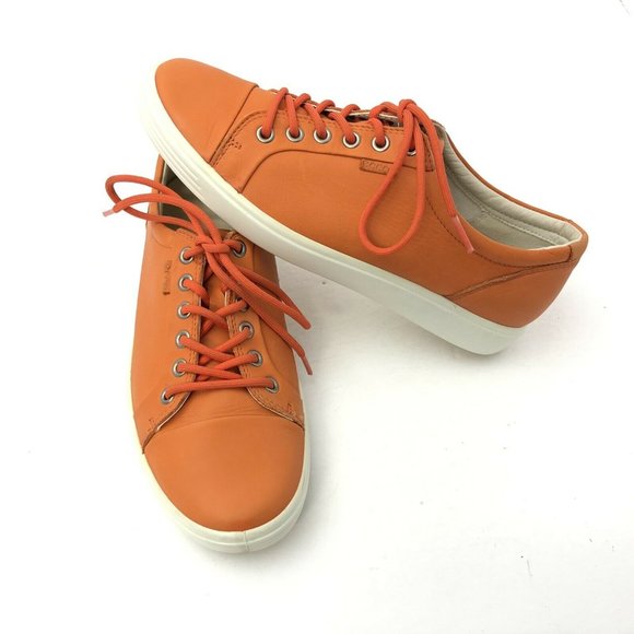 ecco orange sneakers